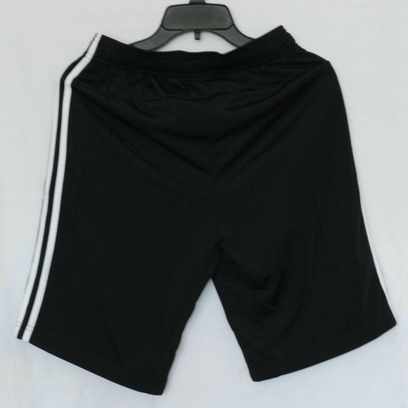 🆕adidas Men's Essentials 3-Stripes Tricot Shorts, SM, MD-Black/White, NWT, Auth - Picture 4 of 10